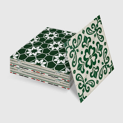 Ownkoti Boho Green Peel and Stick Wall Sticker (24PCS) - image 13