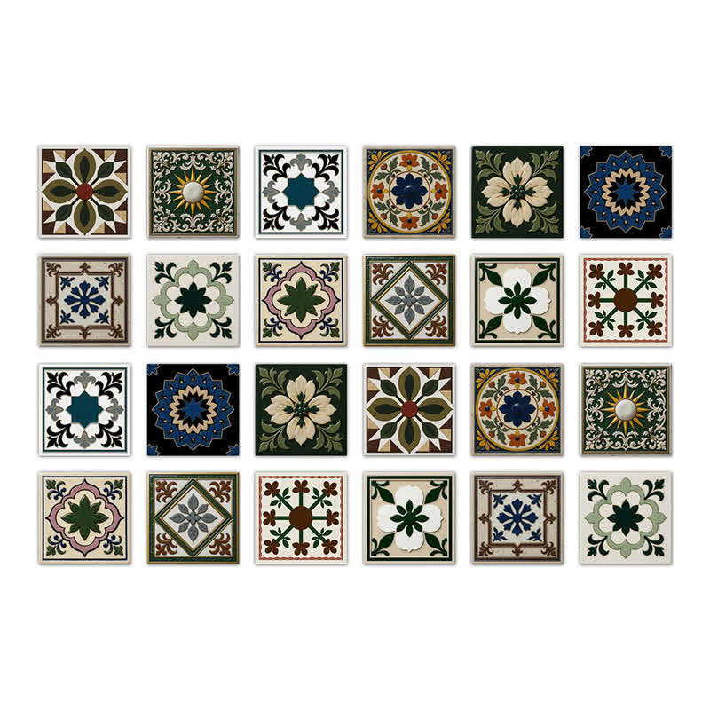 Ownkoti Country Rustic Peel and Stick Wall Sticker (24PCS) - 7.87" x 7.87" - image 8