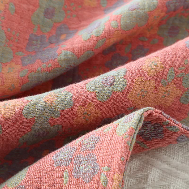 Ownkoti Floral Cotton Gauze Jogger Pajama Pants - image 5