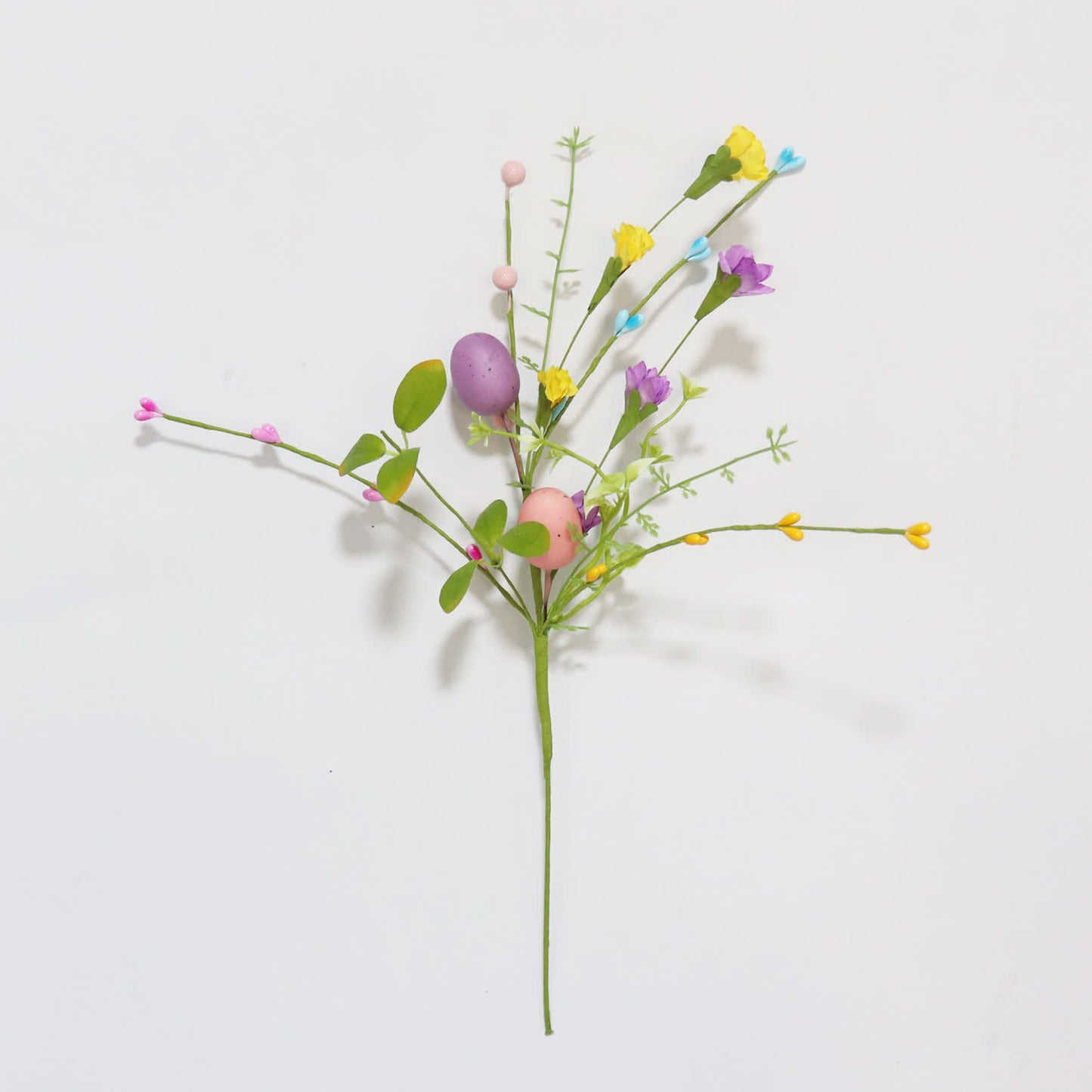 Ownkoti Easter Egg Branch with Green Leaves & Blossoms - 20PCS - 14" - image 5