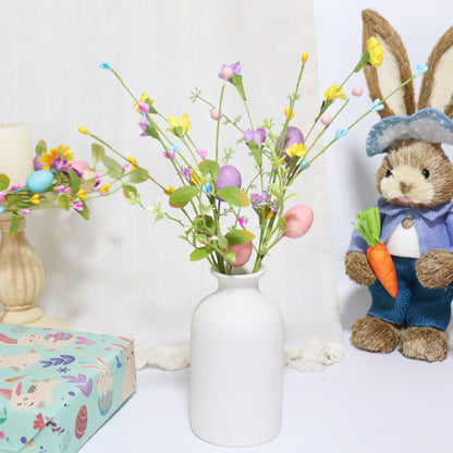 Ownkoti Easter Egg Branch with Green Leaves & Blossoms - image 0