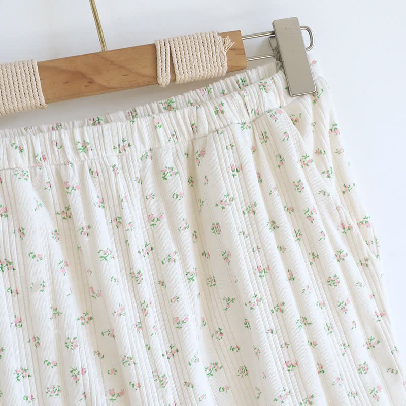 Ownkoti Pastoral Floral Cotton Jacquard Pajama Set - image 21