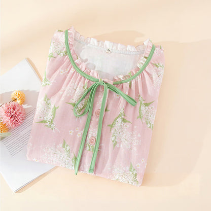 Ownkoti Baby's Breath Cotton Gauze Sleeveless Nightdress - image 4
