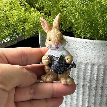 Ownkoti 3PCS Miniature Gardening Bunny Figurines - image 7
