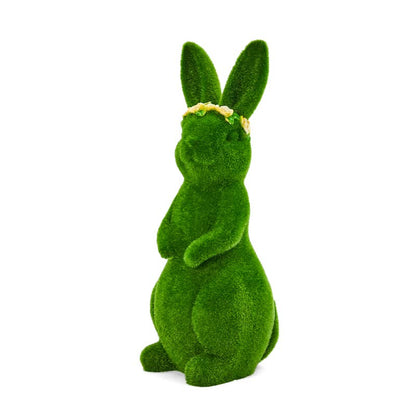 Ownkoti Rabbit Figurine with Green Flower Crown - image 19