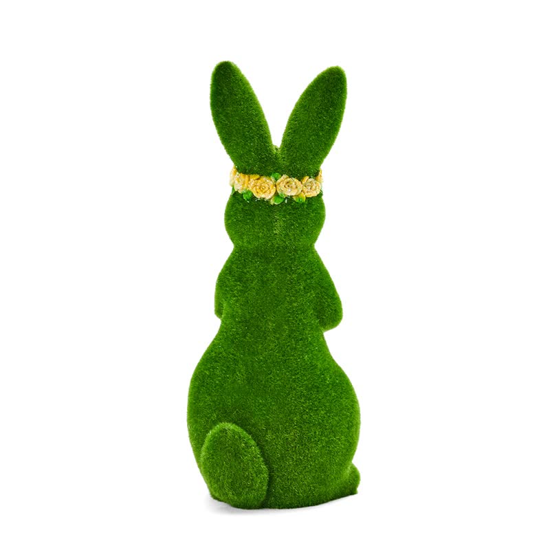 Ownkoti Rabbit Figurine with Green Flower Crown - image 20