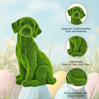 Ownkoti Green Flocked Dog Garden Figurine - image 22