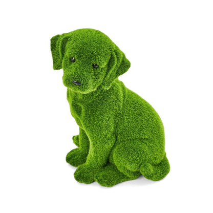 Ownkoti Green Flocked Dog Garden Figurine - image 26