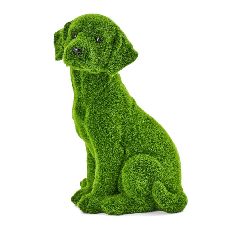 Ownkoti Green Flocked Dog Garden Figurine - image 27