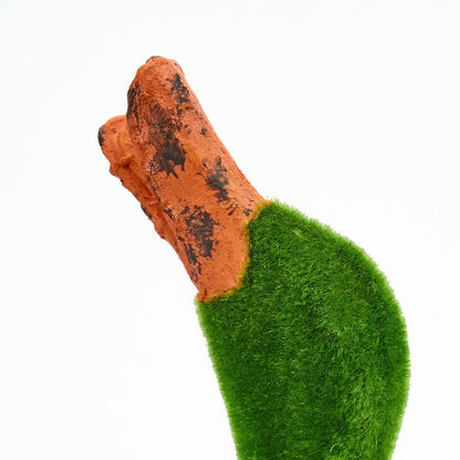 Ownkoti Faux Rattan Flocked Duck Garden Figurine - image 15