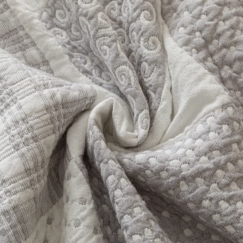 Ownkoti Patchwork Style Heart Cotton Gauze Quilt Blanket - image 7