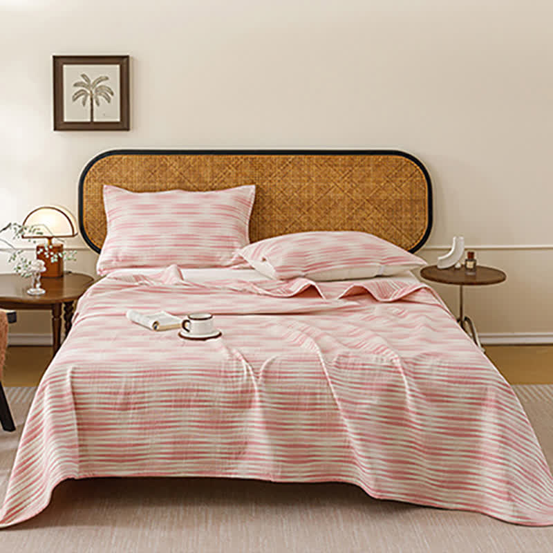 Ownkoti Curved Wave Cotton Gauze Quilt Blanket - image 1