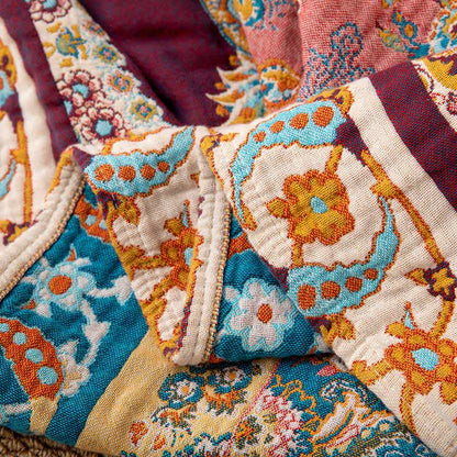 Ownkoti Retro Ethnic Tassel Cotton Blanket - image 5