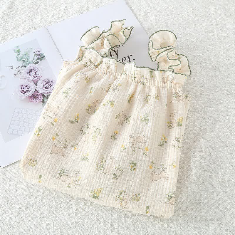 Ownkoti Cotton Ruffle Bunny Cami Nightgown - image 1