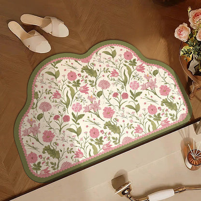 Ownkoti Petite Style Floral Absorbent Door Mat - image 3