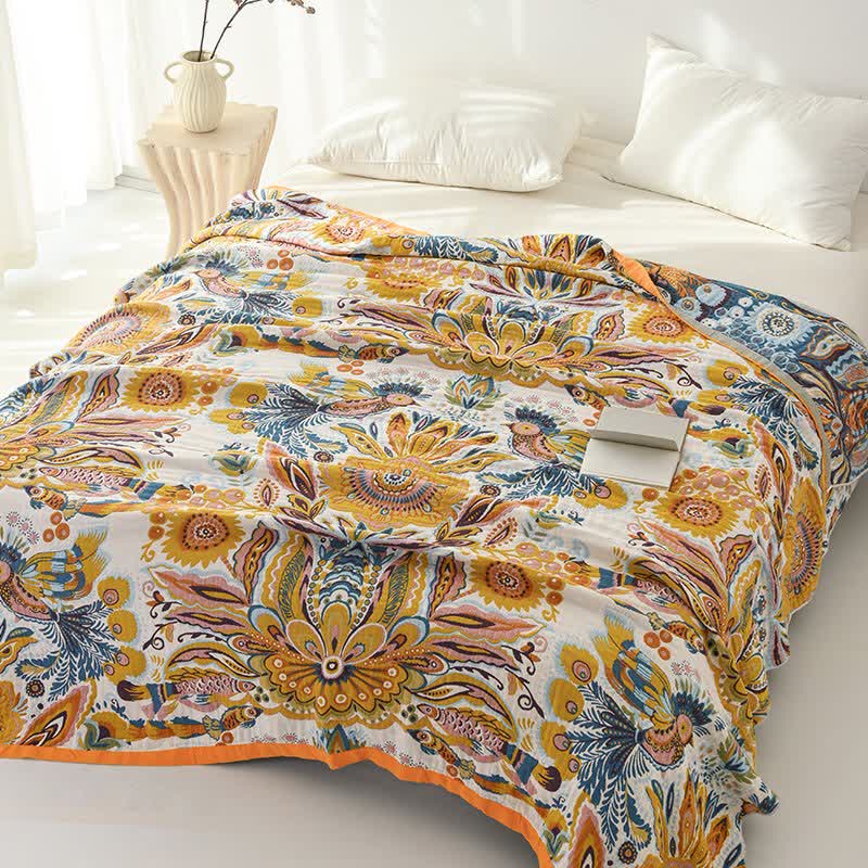 Ownkoti Tropical Floral Pure Cotton Blanket - image 2