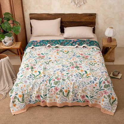 Ownkoti Botanical Floral Pure Cotton Blanket - image 4
