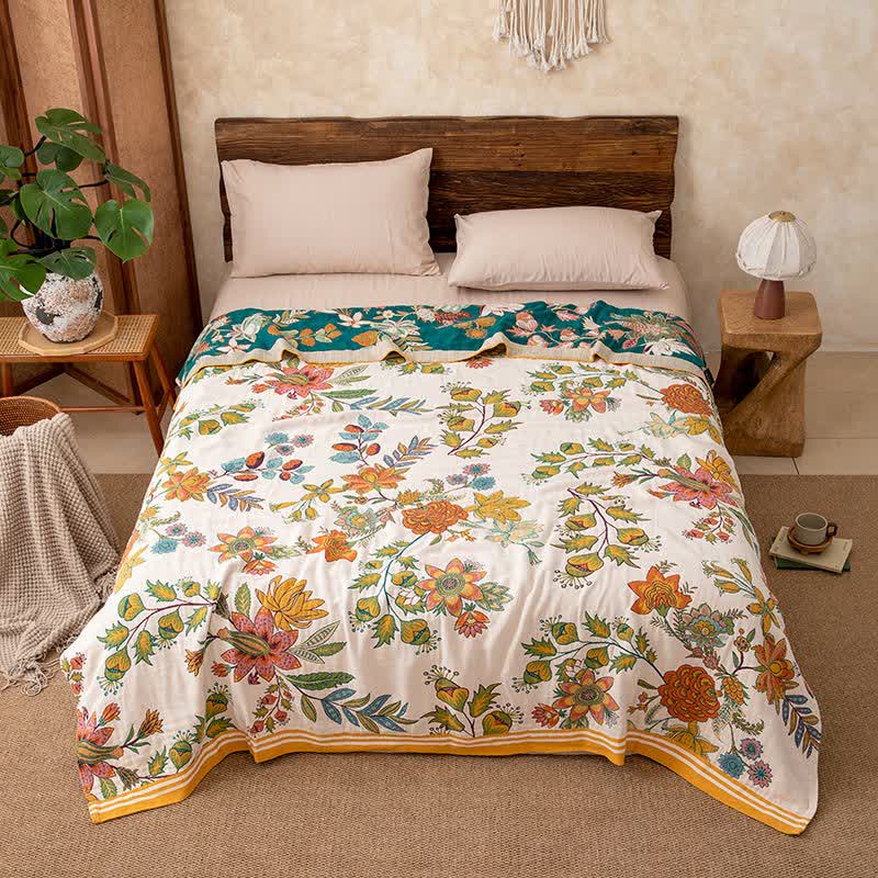Ownkoti Vibrant Floral Pure Cotton Blanket - image 3