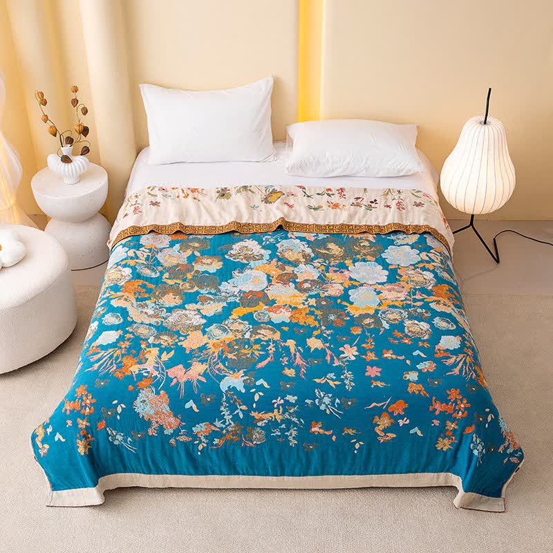 Ownkoti Floral Garden Pure Cotton Quilt Blanket - image 1