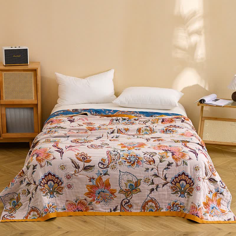 Ownkoti Blooming Floral Pure Cotton Blanket - image 1