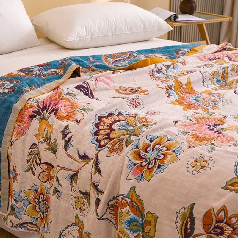 Ownkoti Blooming Floral Pure Cotton Quilt Blanket - image 5