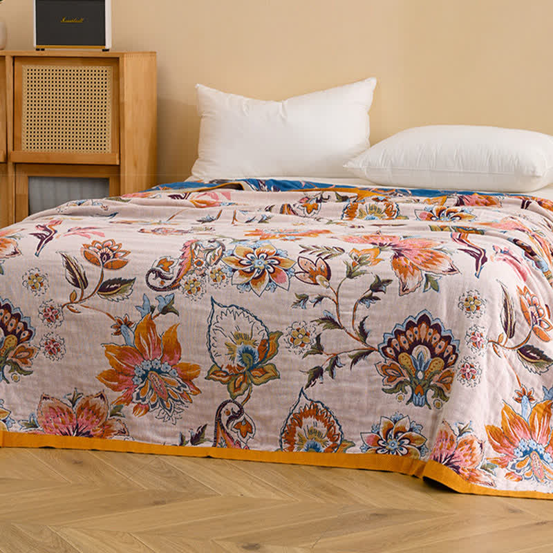 Ownkoti Blooming Floral Pure Cotton Blanket - image 5