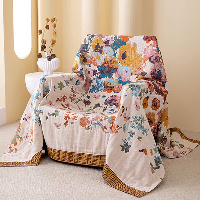 Ownkoti Floral Garden Pure Cotton Quilt Blanket - image 2