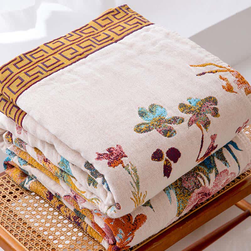 Ownkoti Floral Garden Pure Cotton Quilt Blanket - image 5