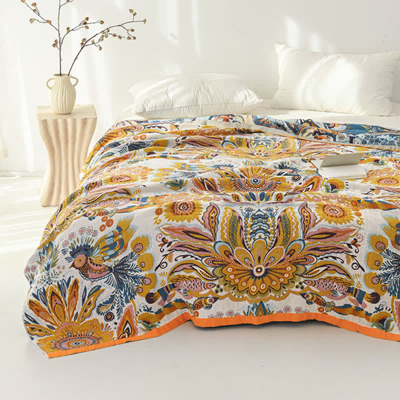 Ownkoti Tropical Floral Pure Cotton Blanket - image 3