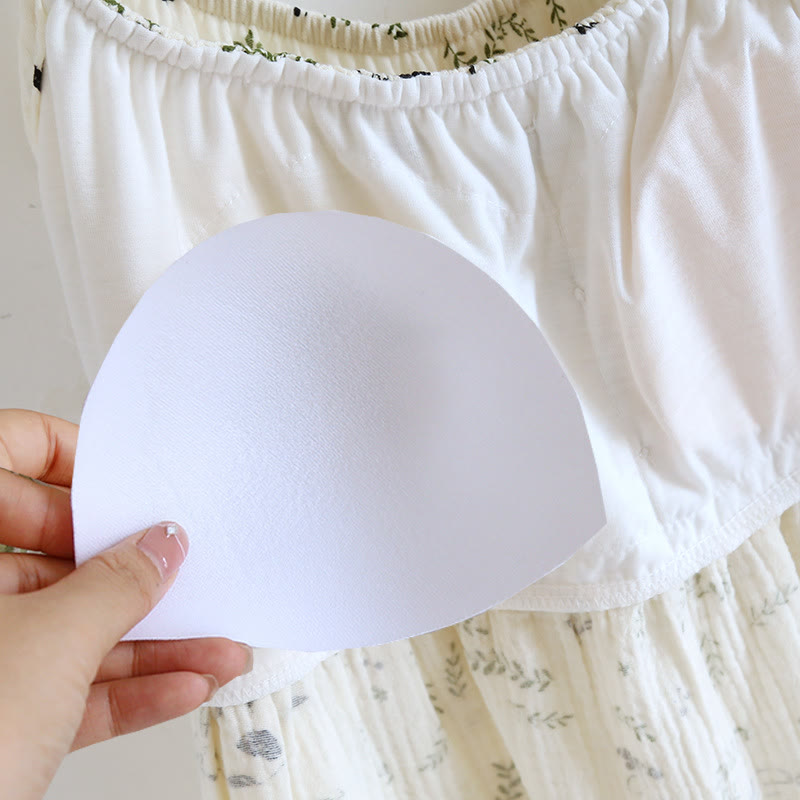 Ownkoti Cat & Leaf Pure Cotton Sleeveless Pajamas - image 12