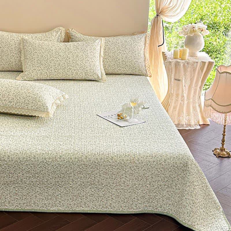 Ownkoti Elegant French Floral Quilted Bedspread - image 3