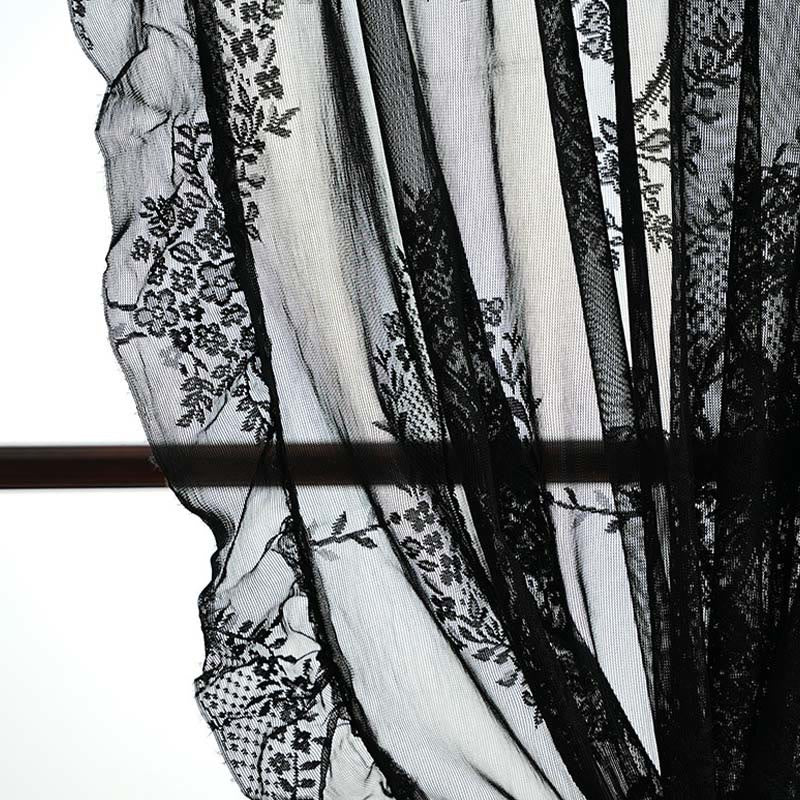Ownkoti Cottage Lace Sheer Curtain with Ruffle Trim - image 26