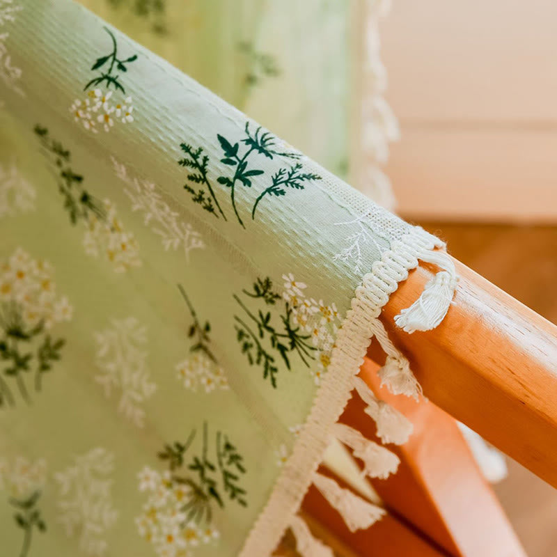 Ownkoti Refresh Floral Tassel Cotton Sheer Curtain - image 30