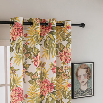 Ownkoti Cottage Style Floral & Leaf Curtain - image 7