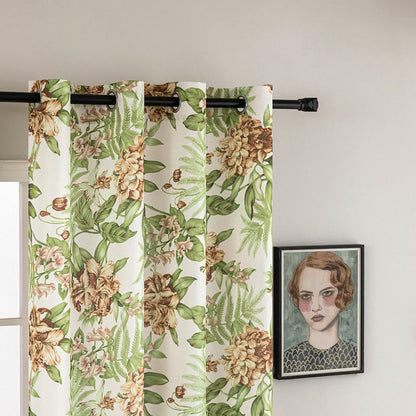 Ownkoti Cottage Style Floral & Leaf Curtain - image 9