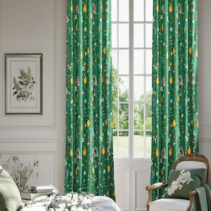Ownkoti Vintage Country Bird & Floral Curtain - image 10