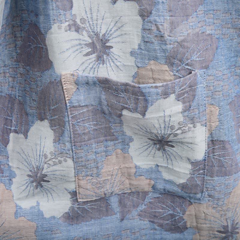 Ownkoti Cherry blossom Cotton Gauze Kimono Robe - image 14