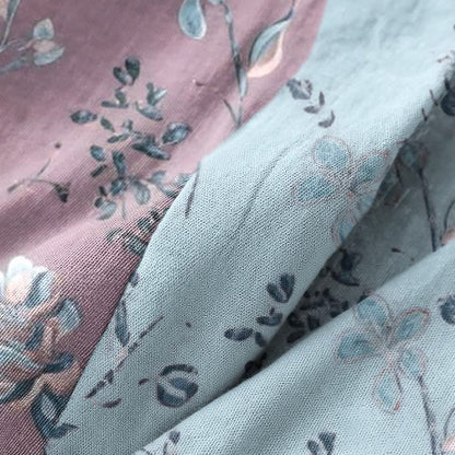 Ownkoti Double Gauze Blooming Floral Cotton Kimono Robe - image 6