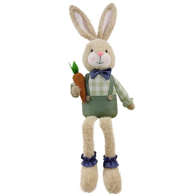 Ownkoti Country Style Sitting Bunny Plush Figurine - image 12