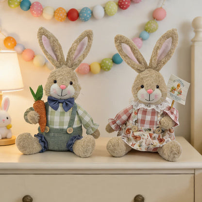 Ownkoti Easter Sitting Bunny Plush Figurine Decor - image 5