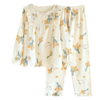 Ownkoti Tulip & Bunny Cotton Gauze Pajama Set - image 8