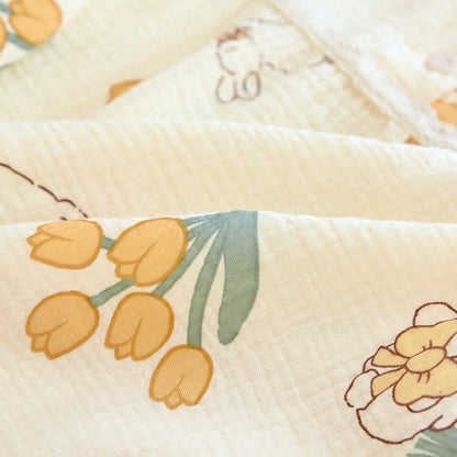 Ownkoti Tulip & Bunny Cotton Gauze Pajama Set - image 7