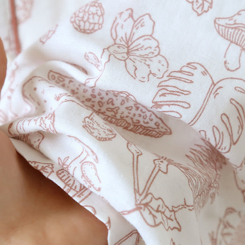 Ownkoti Refresh Bunny Forest Cotton Gauze Pajamas - image 9