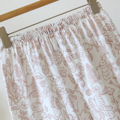 Ownkoti Refresh Bunny Forest Cotton Gauze Pajamas - image 11