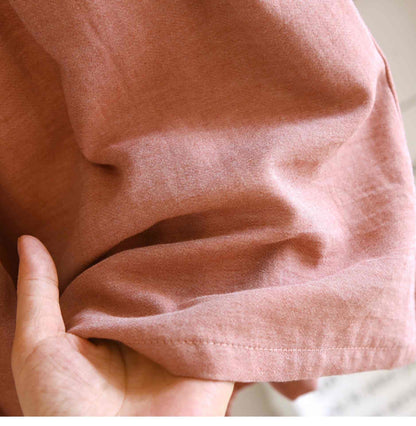 Ownkoti Solid Cotton Gauze Tank & Shorts Set - image 8