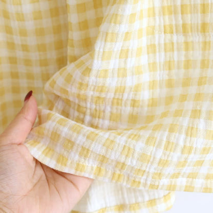 Ownkoti Plaid Cotton Gauze Pajamas with Embroidered Trim - image 20