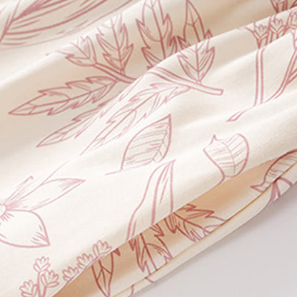 Ownkoti Elegant Floral Cotton Round-neck Pajama Set - image 8