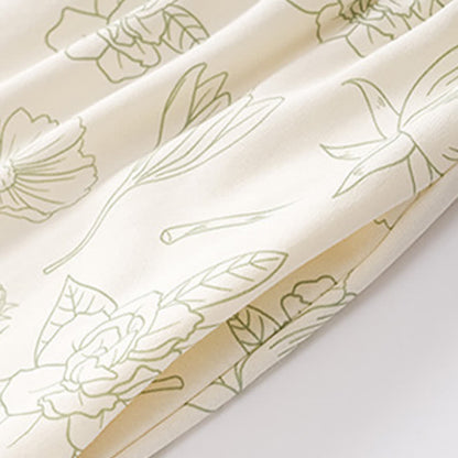 Ownkoti Floral Cotton Two-Piece Long Sleeve Homewear - image 6