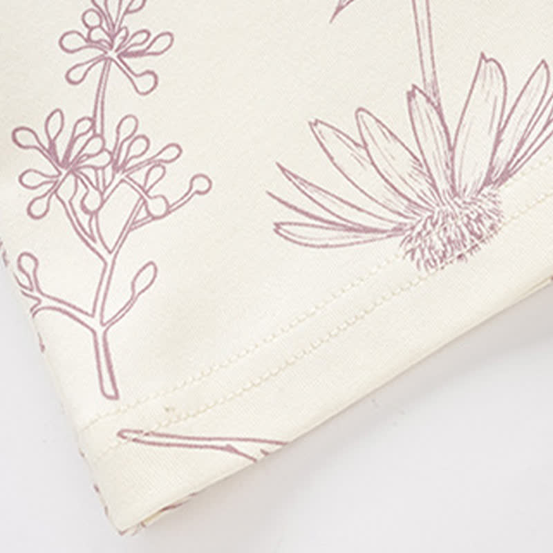 Ownkoti Botanical Cute Rabbit Cotton Loungwear Set - image 7