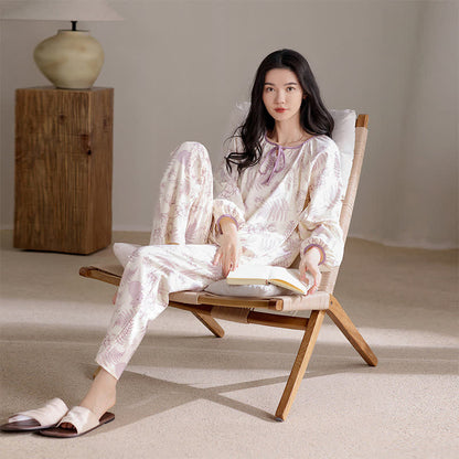 Ownkoti Botanical Cute Rabbit Cotton Loungwear Set - image 2